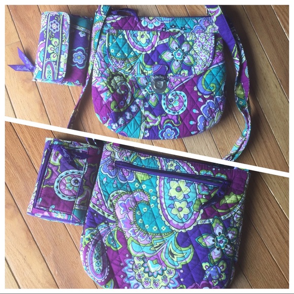 3pc Vera Bradley Diaper Bag Set - Picture 5 of 8